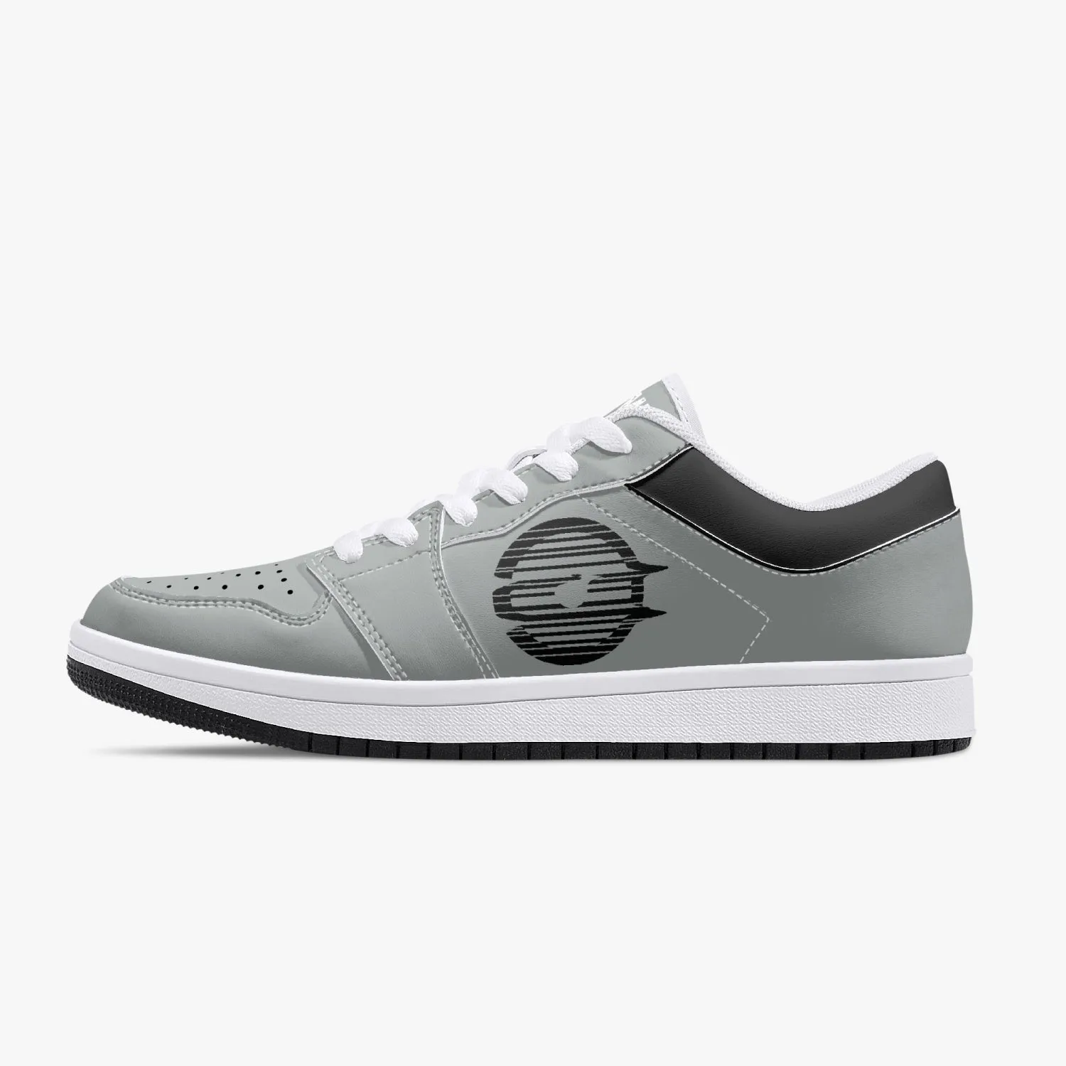 174. Low-Top Leather Sneakers - White/Black