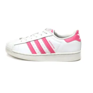 Adidas Superstar Sneakers Leather Pink Colour For Kids