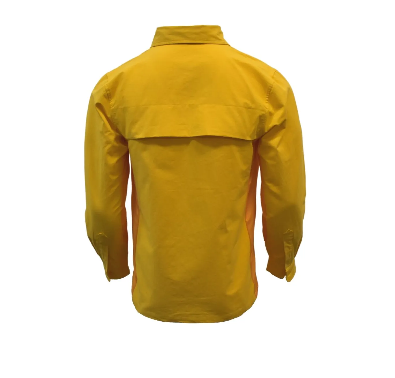 Adult Cotton Ringers Work Shirts - Bush Yellow