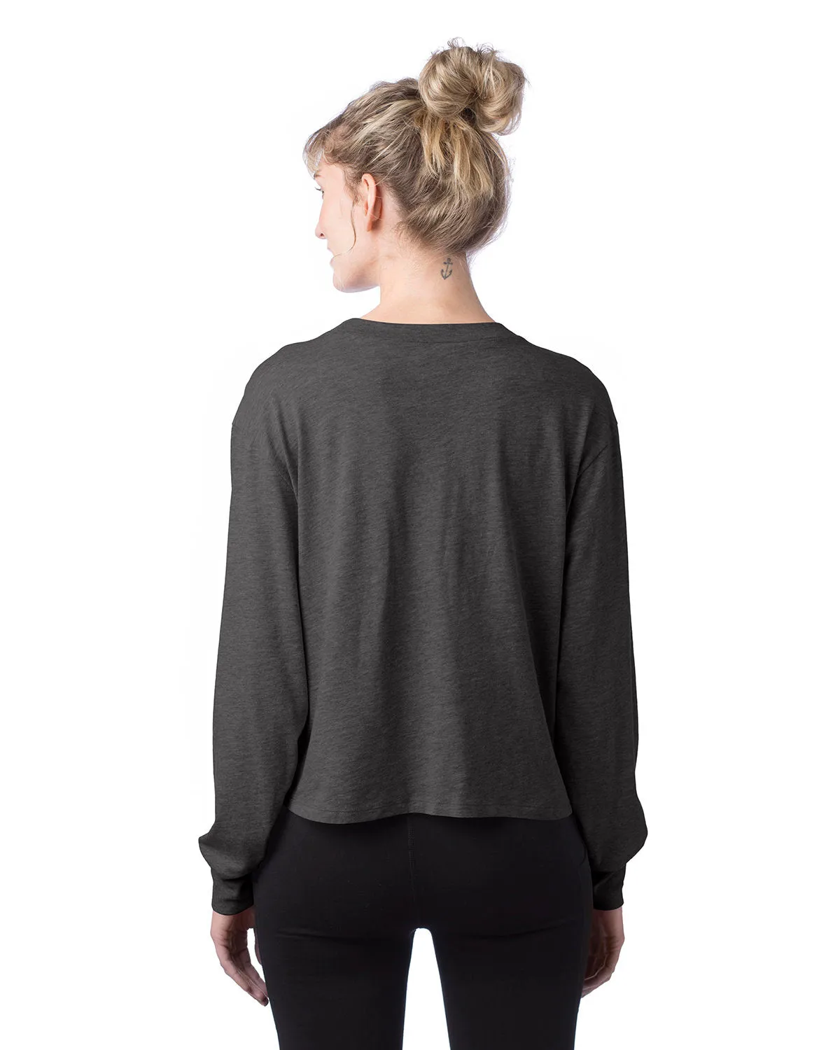 Alternative Ladies' Main Stage Long-Sleeve CVC Cropped T-Shirt