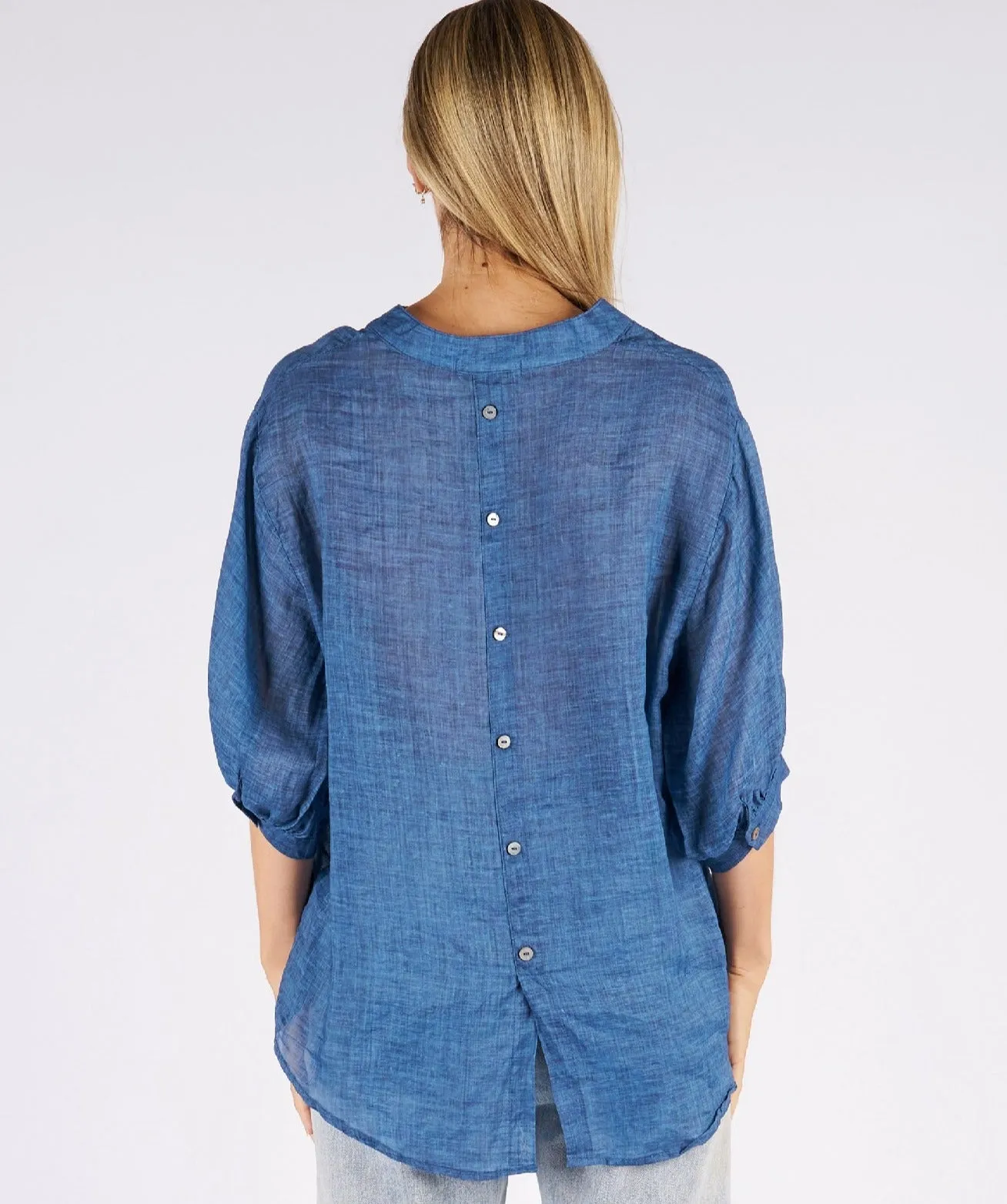 Aurora Top Denim Blue