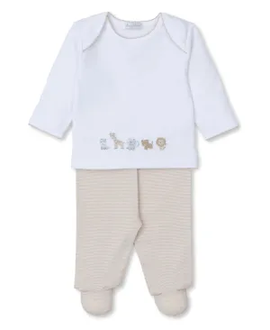 Baby Boys & Girls Footed Pants Set - Safari Squad