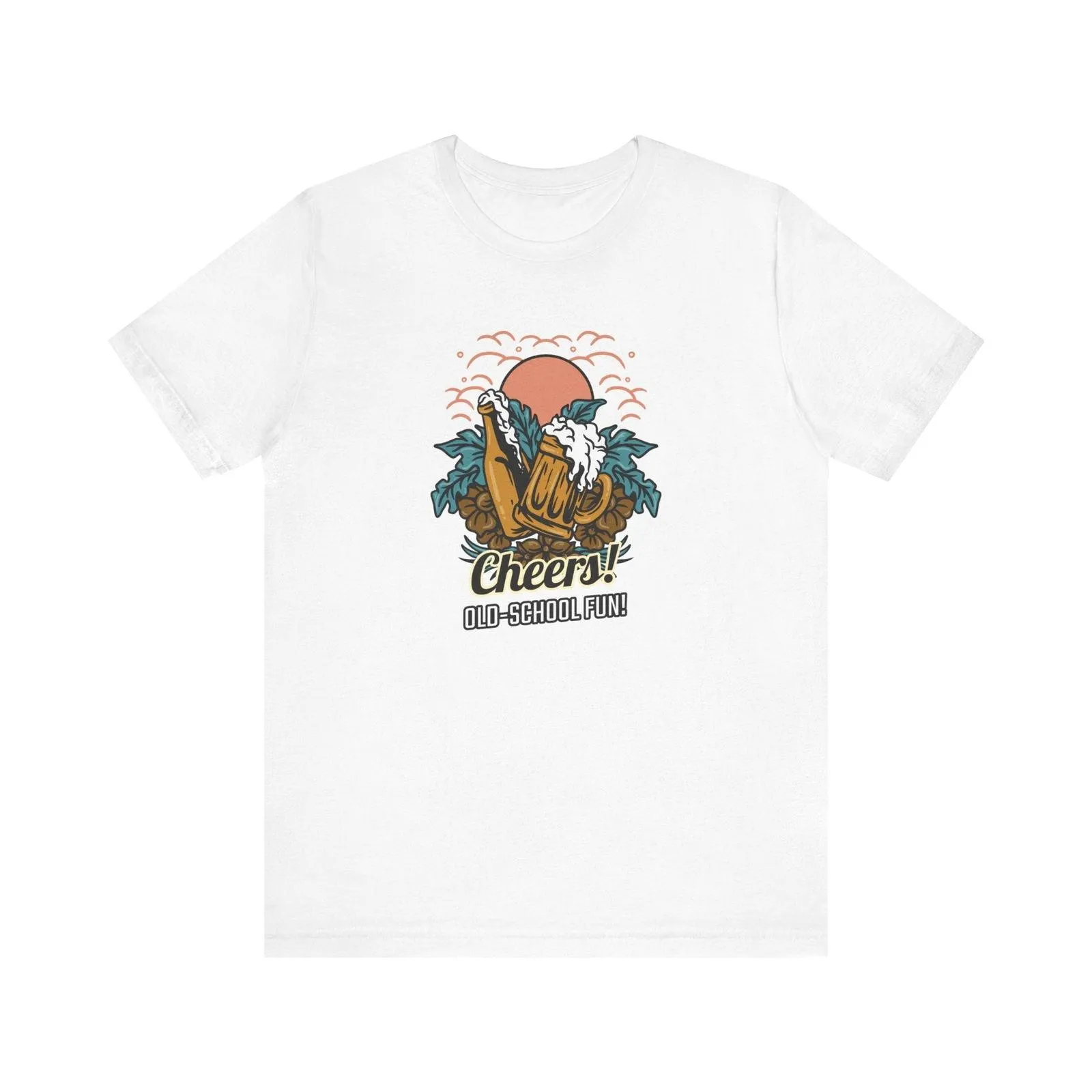 Beach Vintage Cheers Vibes T Shirt