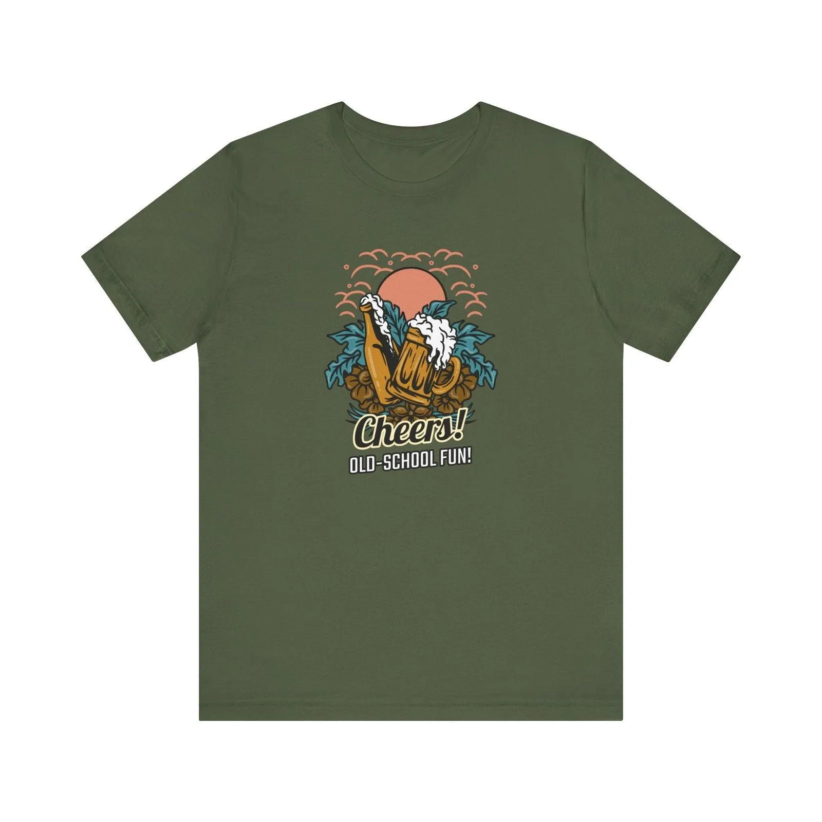 Beach Vintage Cheers Vibes T Shirt