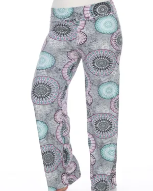 Circle Print Palazzo Pants | Mint Geo