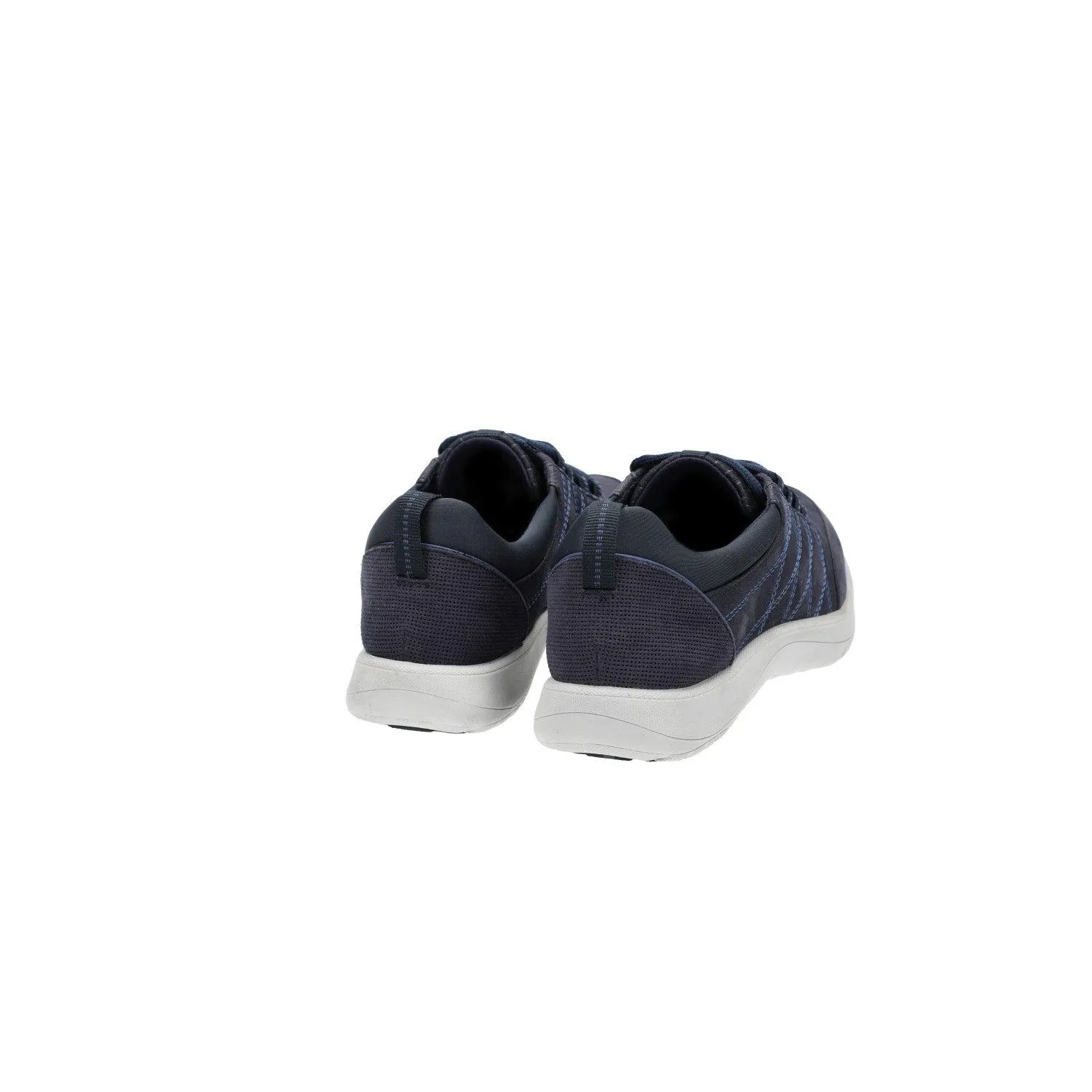 Clarks Laceup Lifestyle Low-Top Sneakers Leather Blue Colour For Women