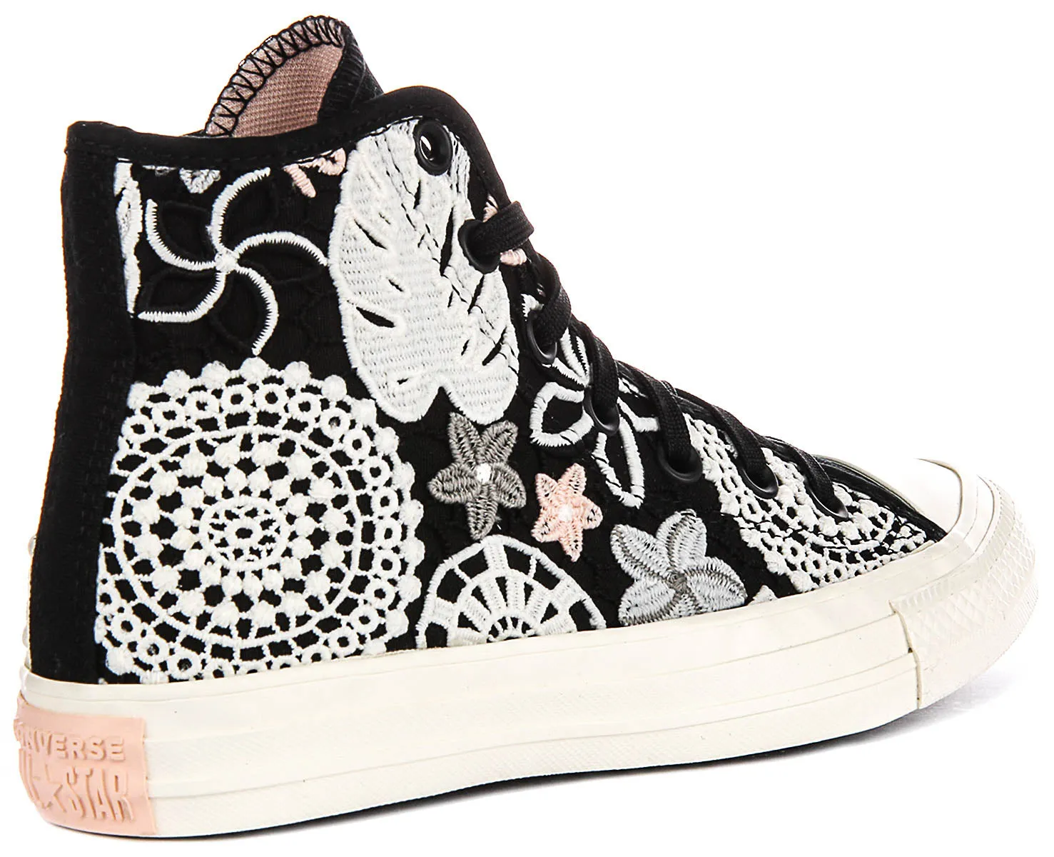 Converse A07536C Crochet Floral In Black For Women