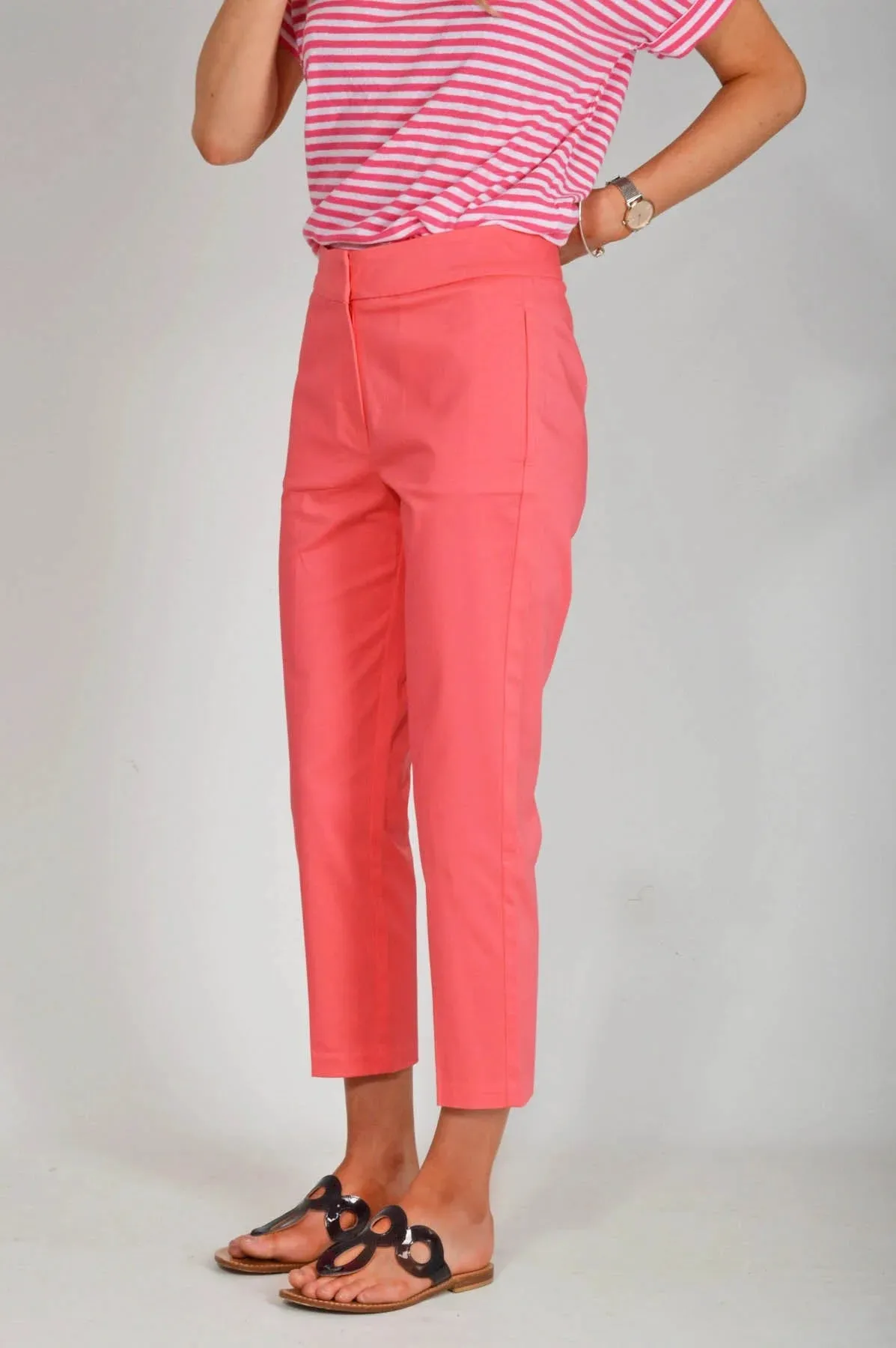 Cropped Smart Trousers