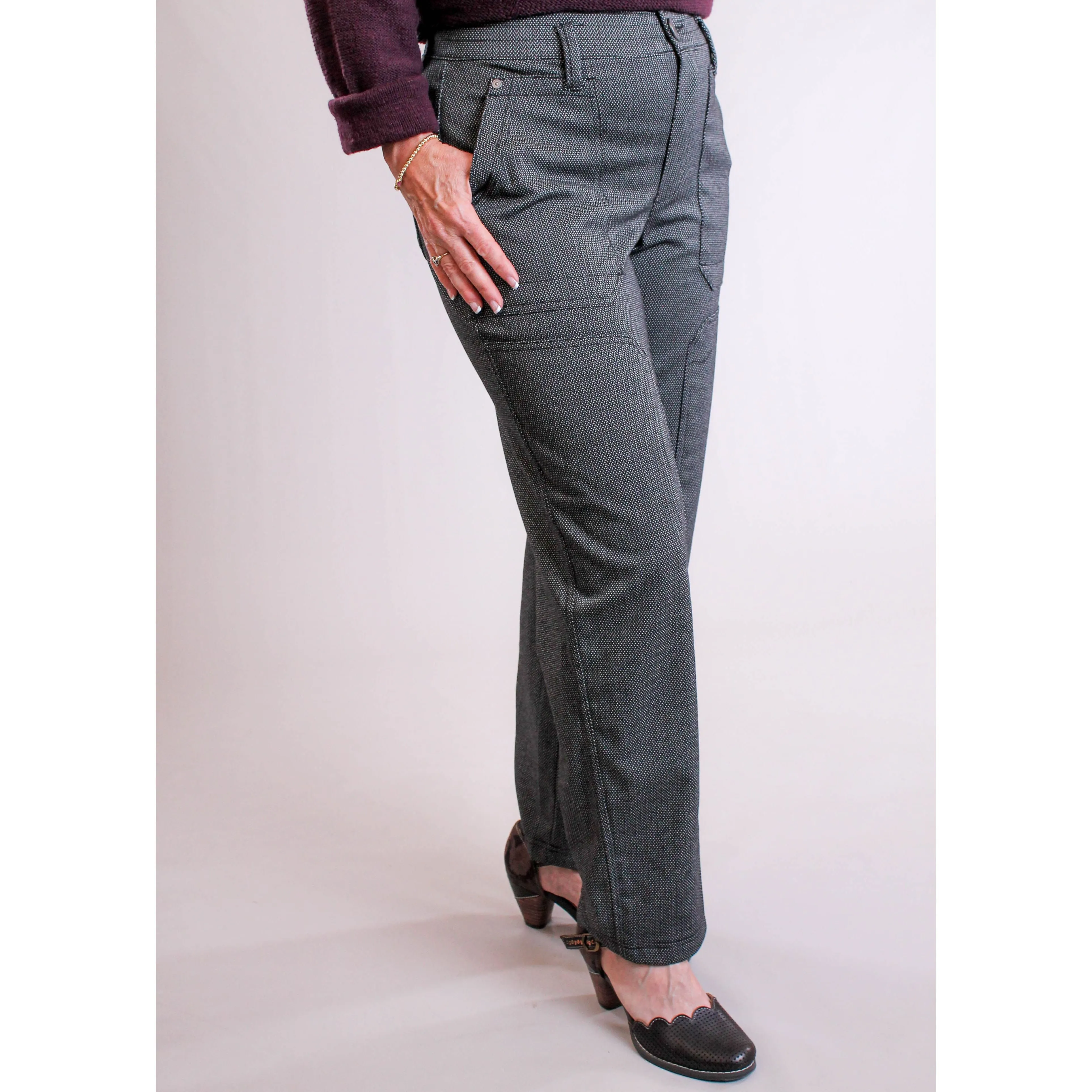 Democracy Tapered Pants with Patch Panels