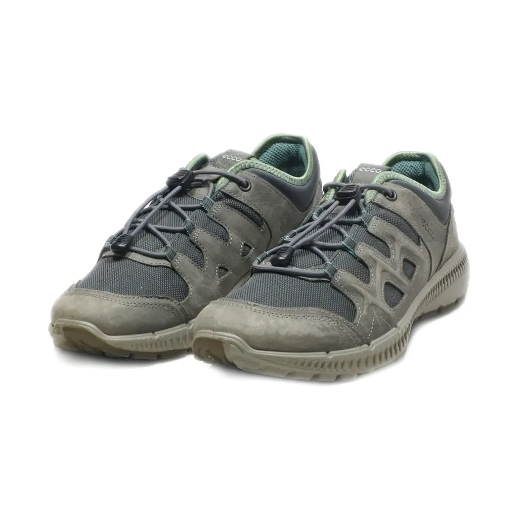 Ecco Low-Top Sneakers Leather Green Colour For Women