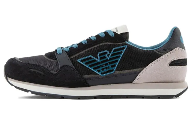 Emporio Armani Lifestyle sneakers, black/blue