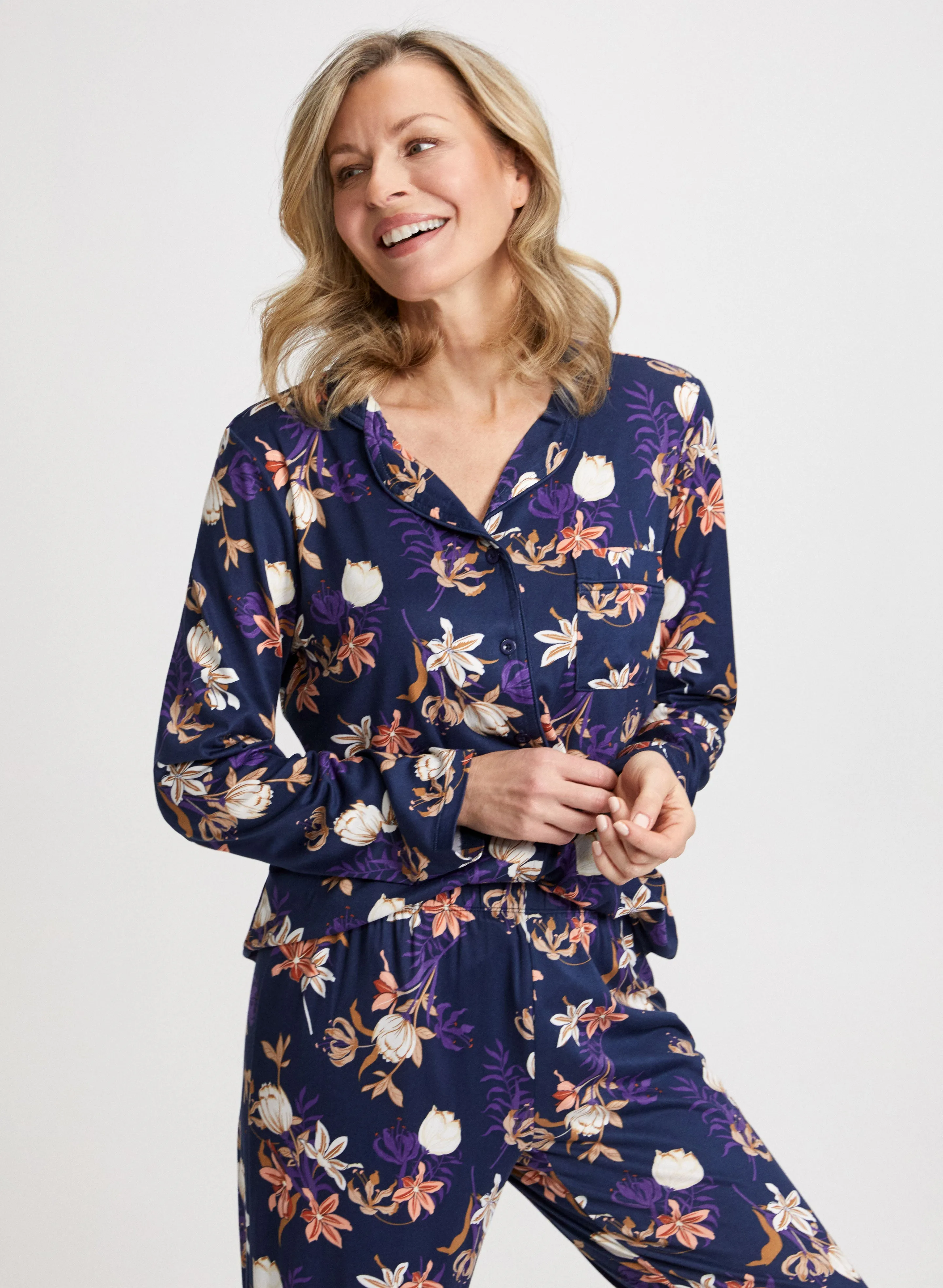 Floral Print Pyjama Set