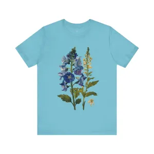 Flower Blue Blossom Beauty T Shirt