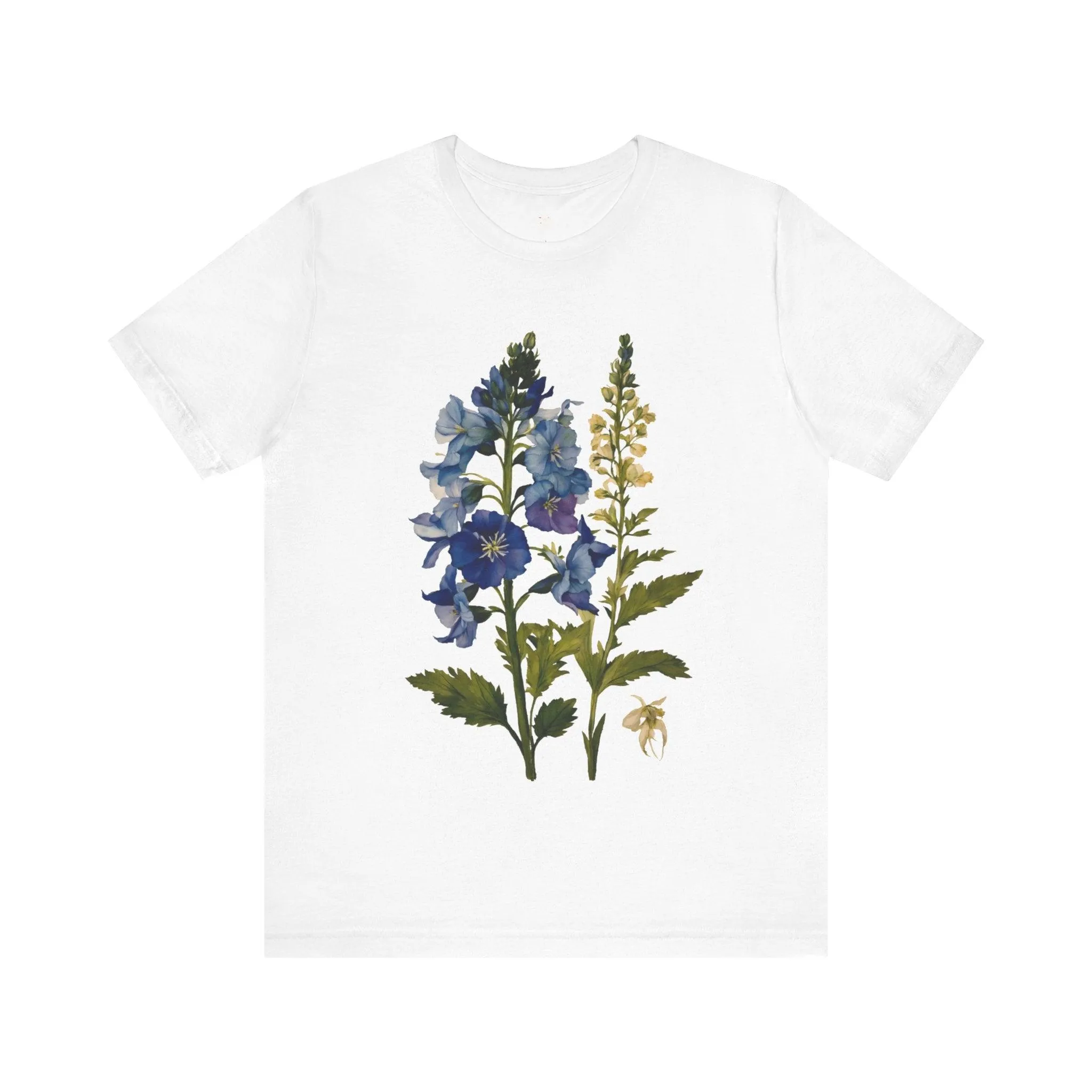 Flower Blue Blossom Beauty T Shirt