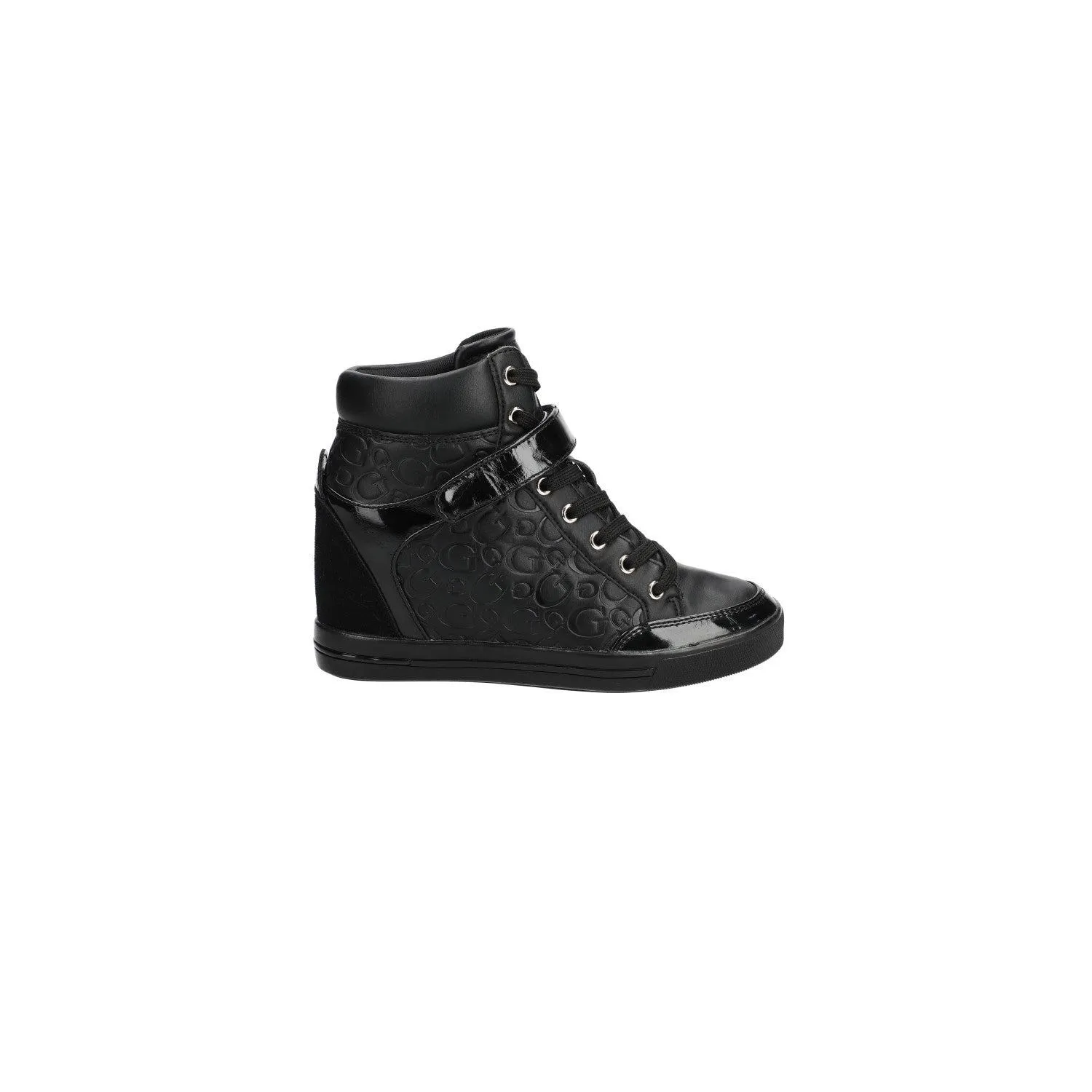 Guess Blairin Wedge Low-Top Sneakers Leather Black Colour For Women