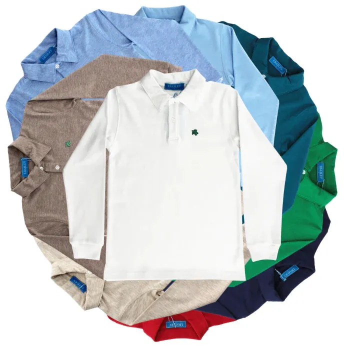 Harry L/S Polo-White