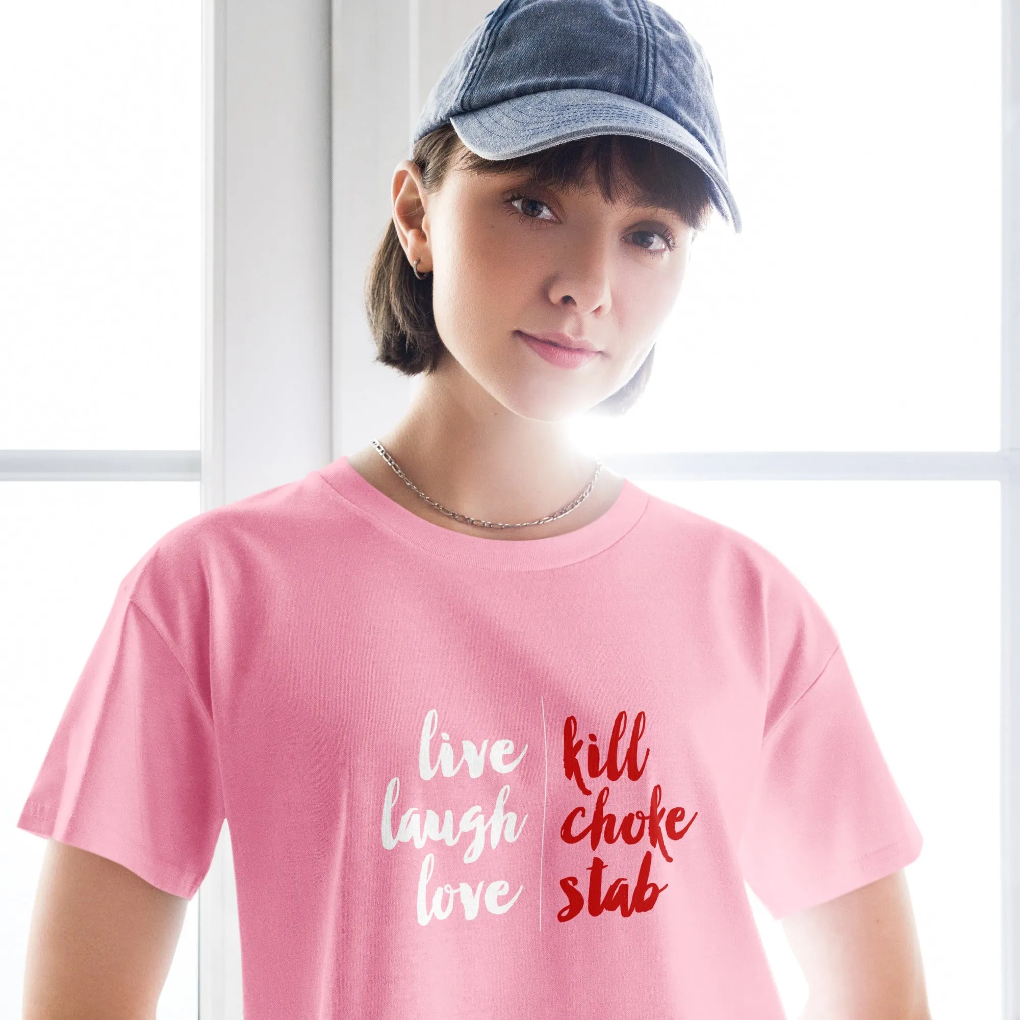 Live, Laugh, Love Women’s Crop Top