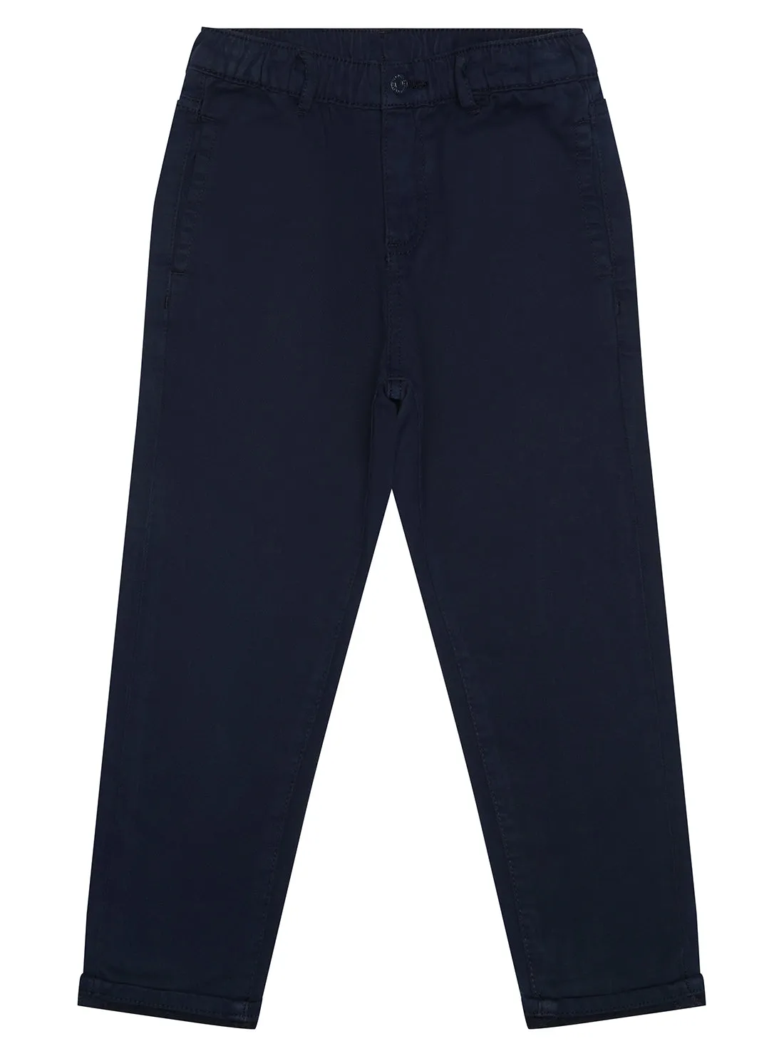 Navy Twill Fashion Fit Pants (2-7)