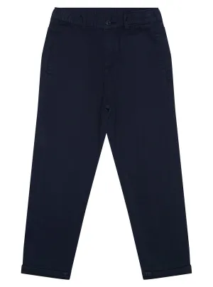 Navy Twill Fashion Fit Pants (2-7)