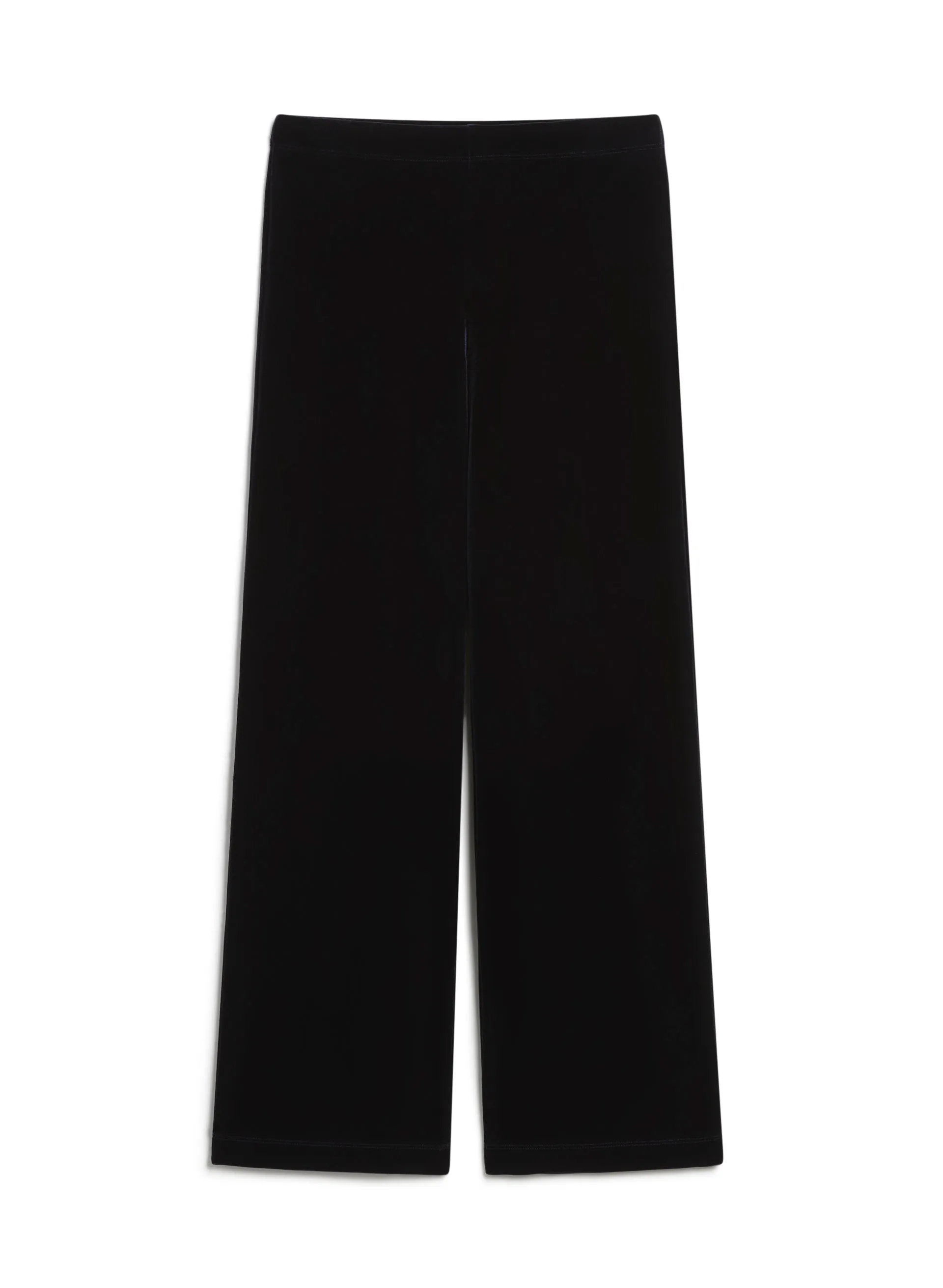 Olivia Velour Wide-Leg Pants – Tall