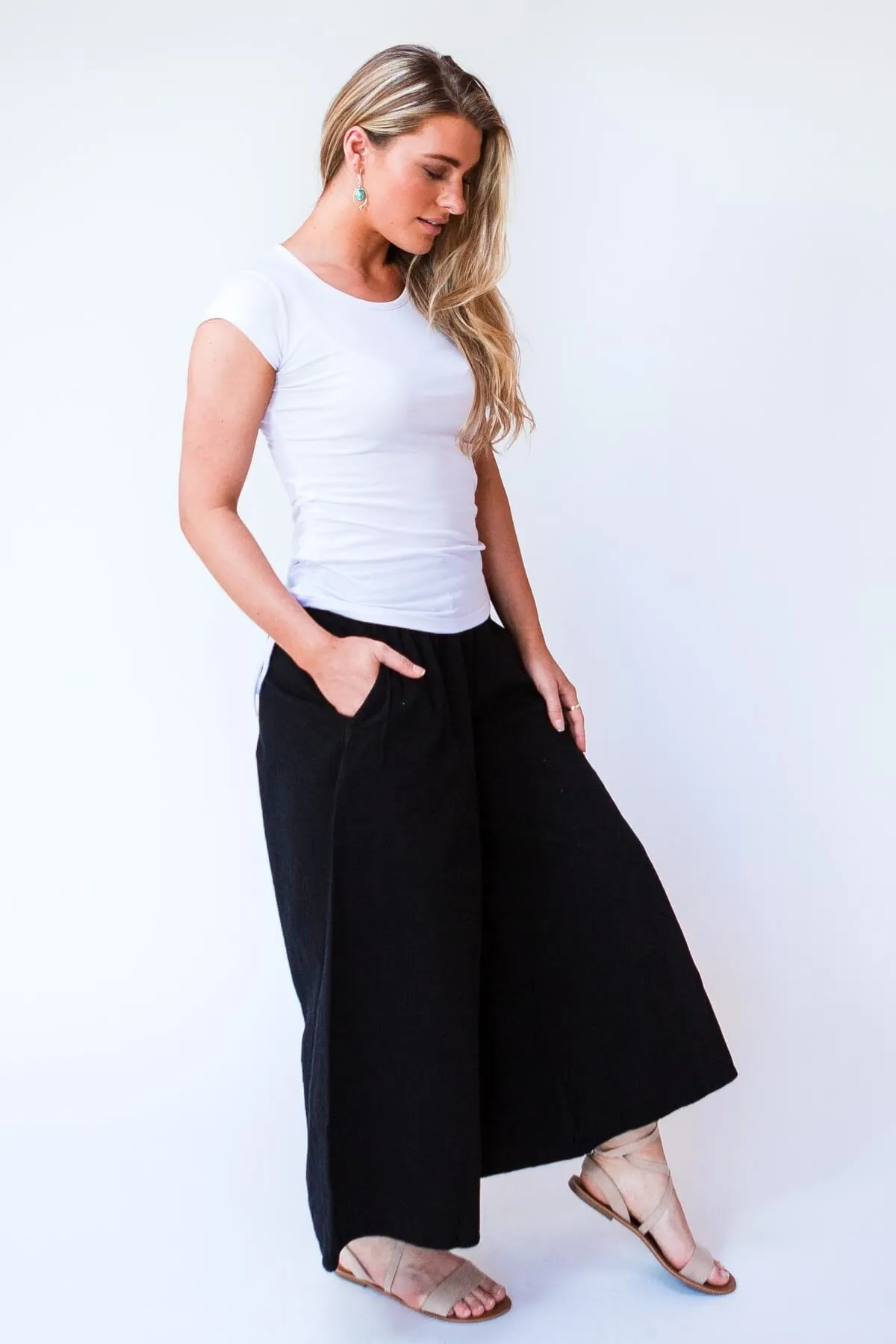 Palazzo Pants - Black