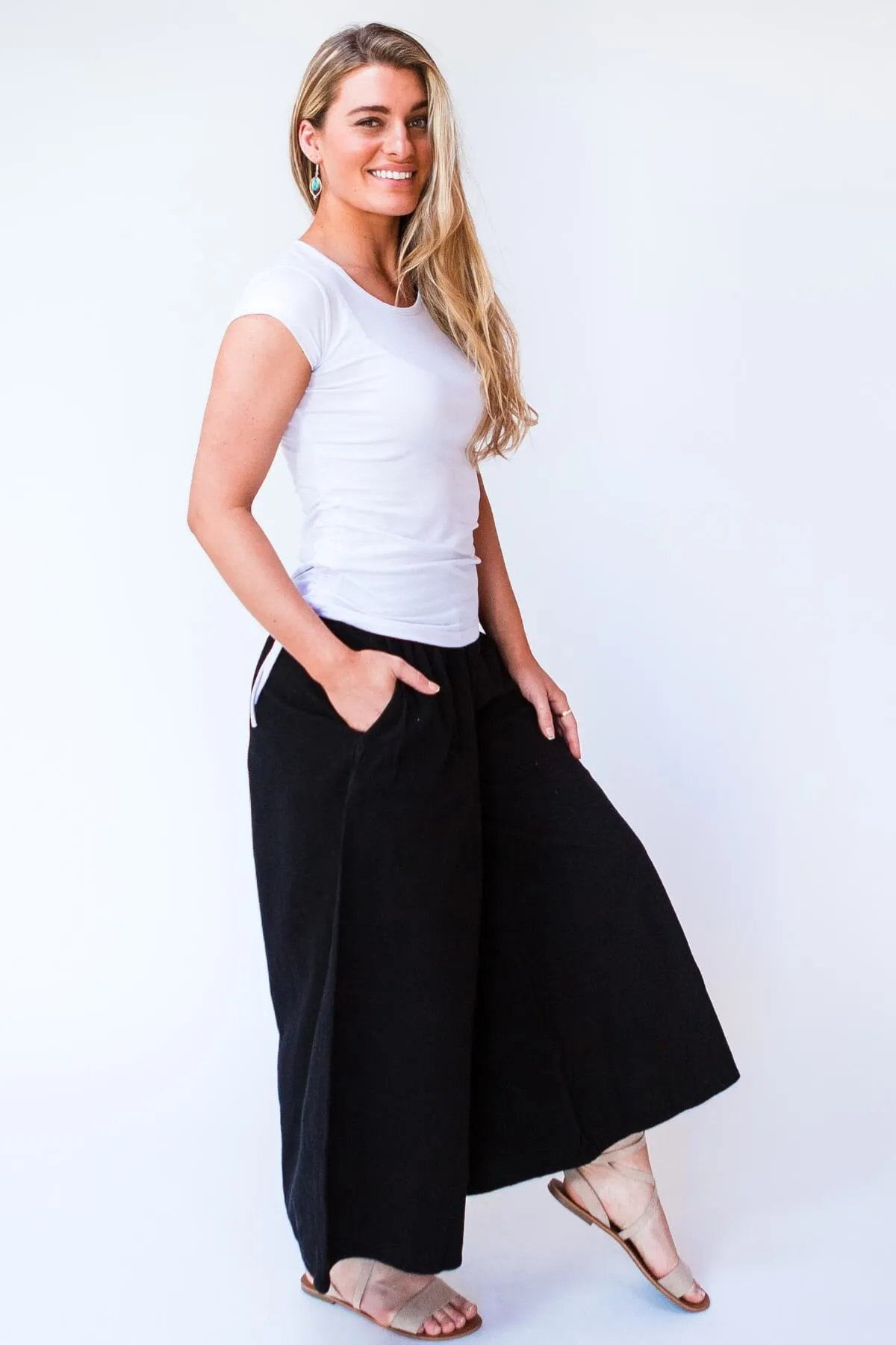 Palazzo Pants - Black