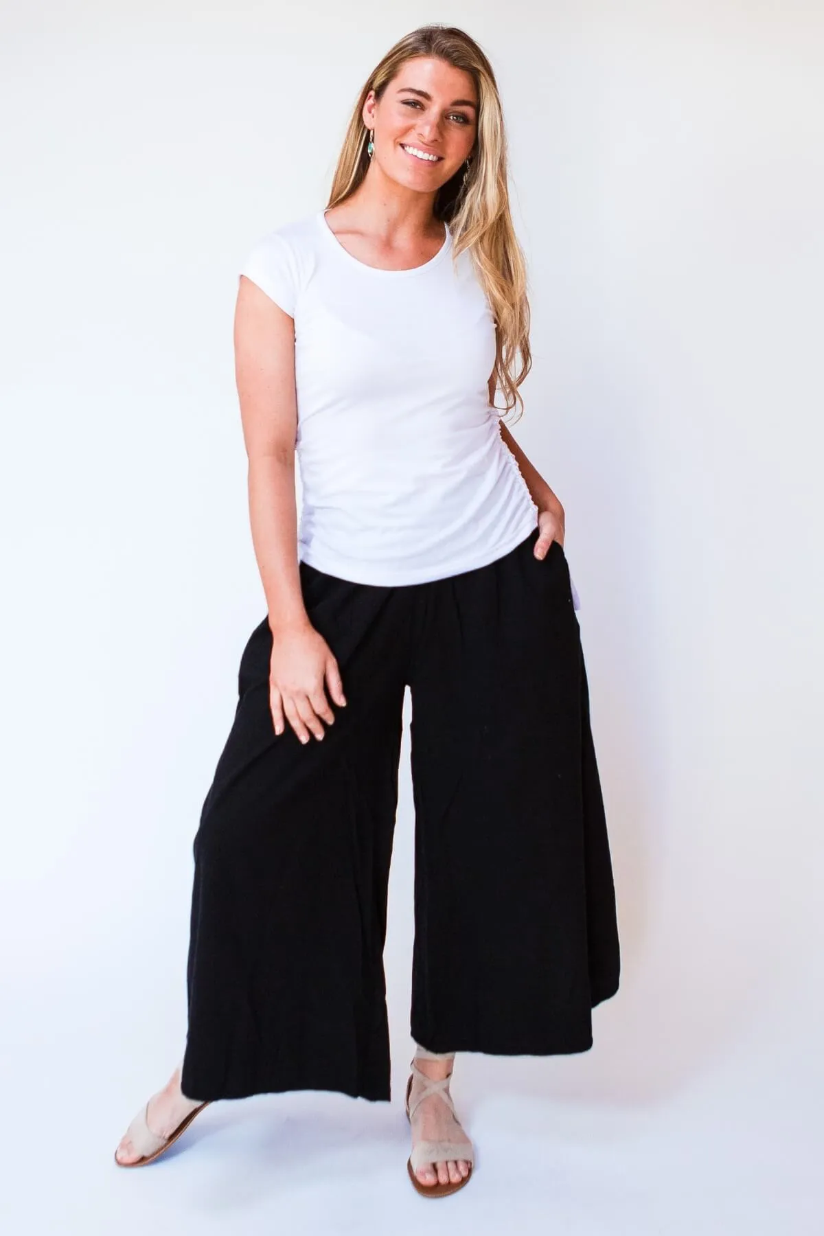 Palazzo Pants - Black