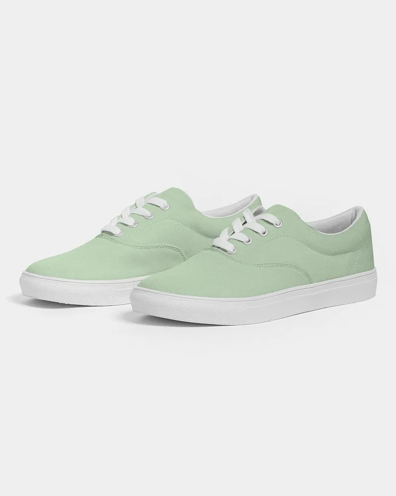 Pale Pastel Green Men's Canvas Sneakers | Men's | Bright Pale Pastel Green | C22M0Y30K0