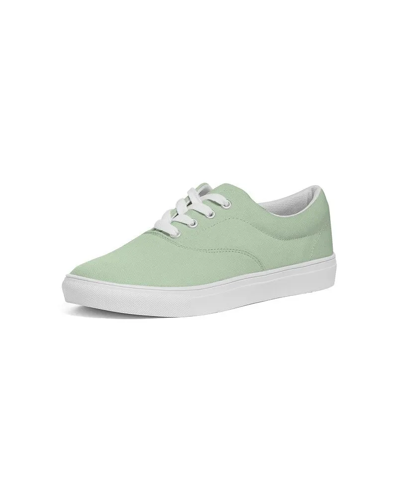 Pale Pastel Green Men's Canvas Sneakers | Men's | Bright Pale Pastel Green | C22M0Y30K0