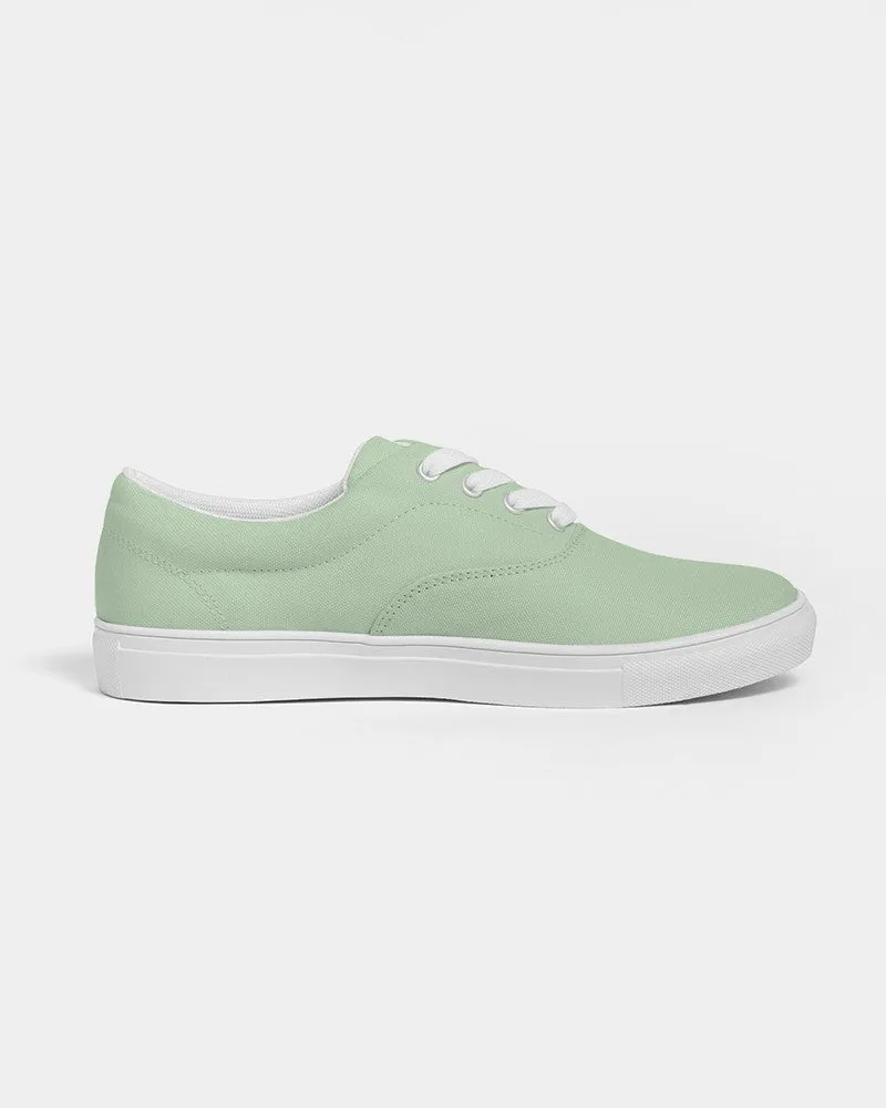 Pale Pastel Green Men's Canvas Sneakers | Men's | Bright Pale Pastel Green | C22M0Y30K0