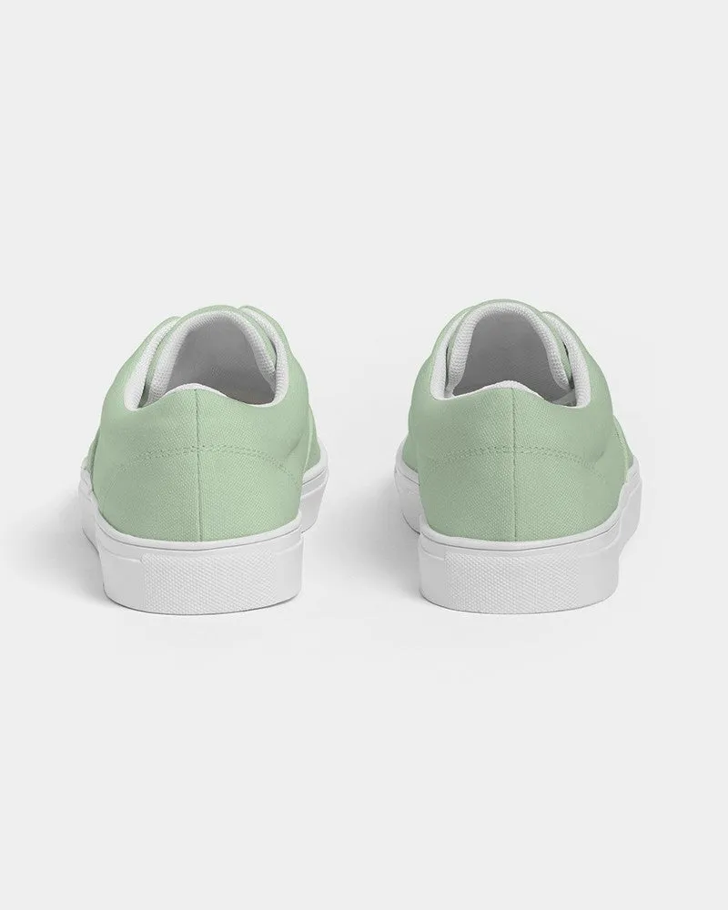 Pale Pastel Green Men's Canvas Sneakers | Men's | Bright Pale Pastel Green | C22M0Y30K0