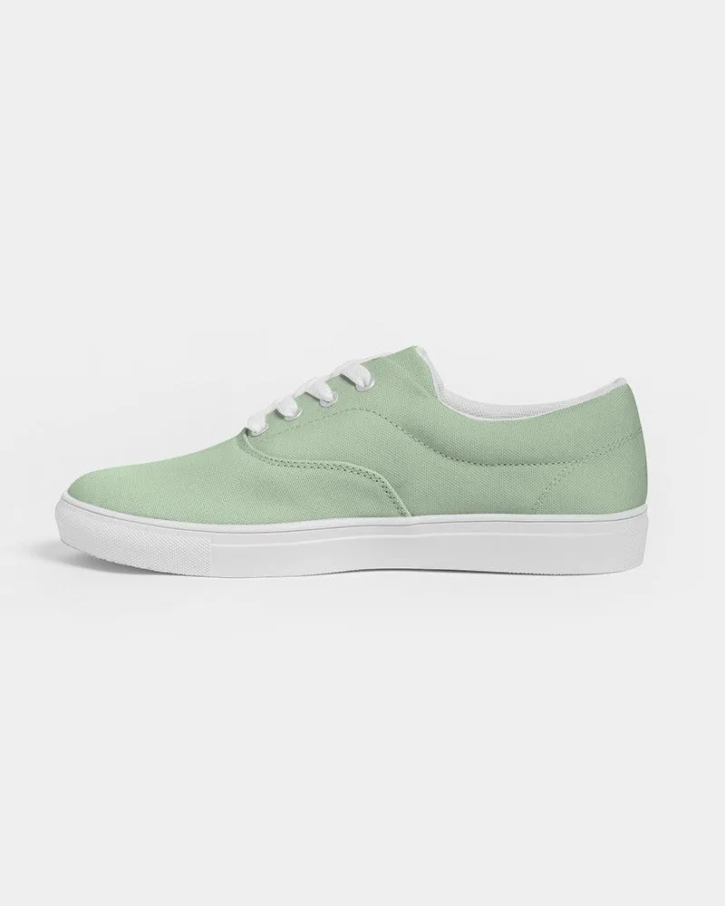 Pale Pastel Green Men's Canvas Sneakers | Men's | Bright Pale Pastel Green | C22M0Y30K0