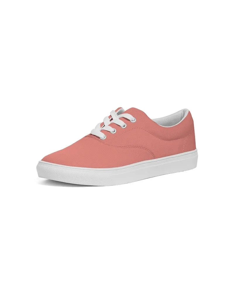 Pastel Pink Red Women's Canvas Sneakers | Women's | Bright Pastel Pink Red | C0M60Y45K0