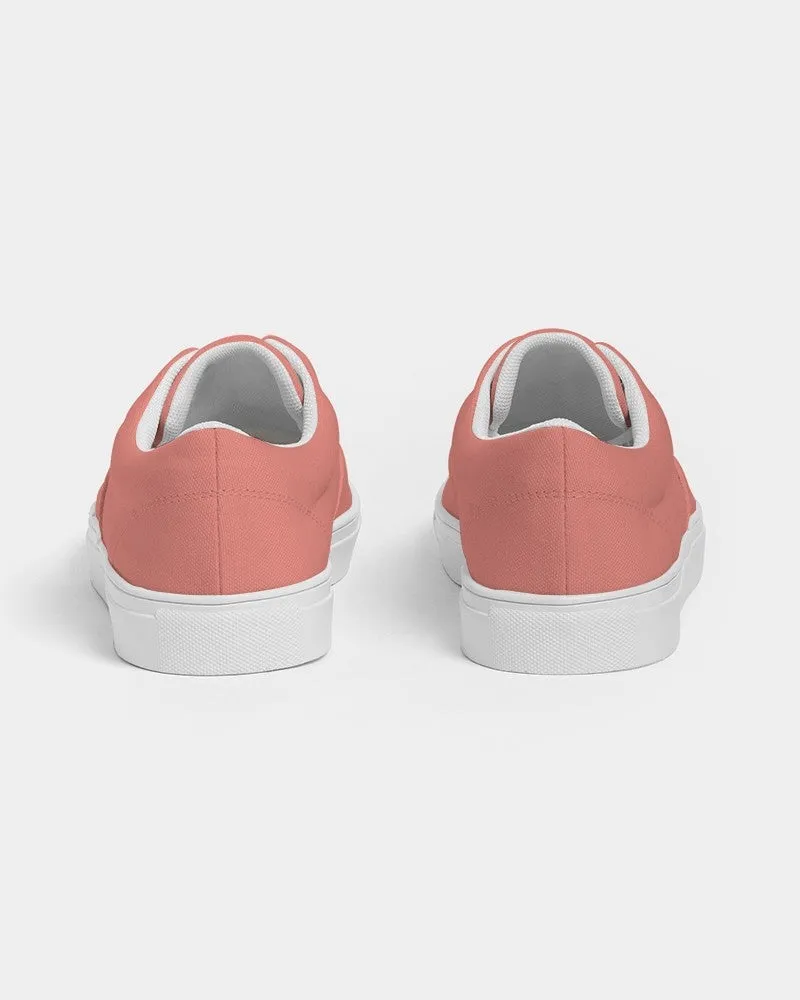 Pastel Pink Red Women's Canvas Sneakers | Women's | Bright Pastel Pink Red | C0M60Y45K0