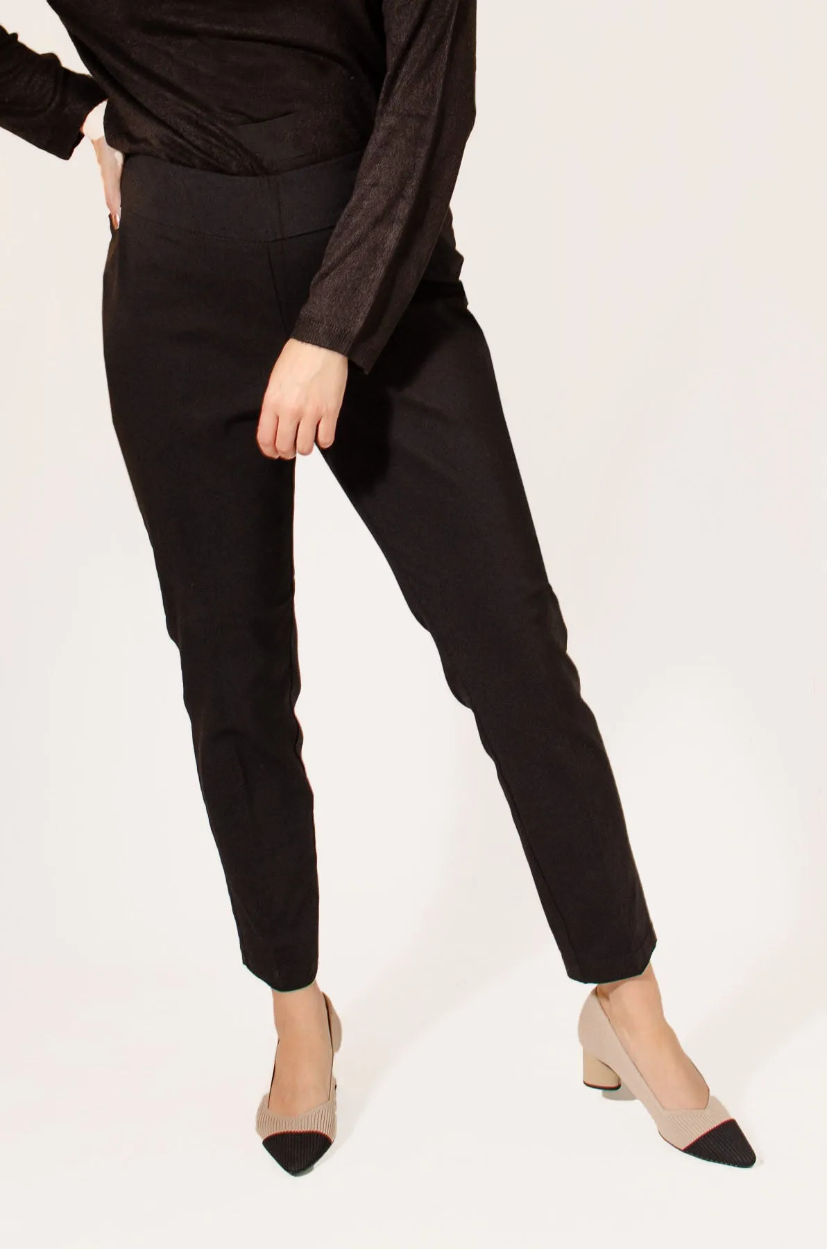 Pull on Taper Leg Trousers