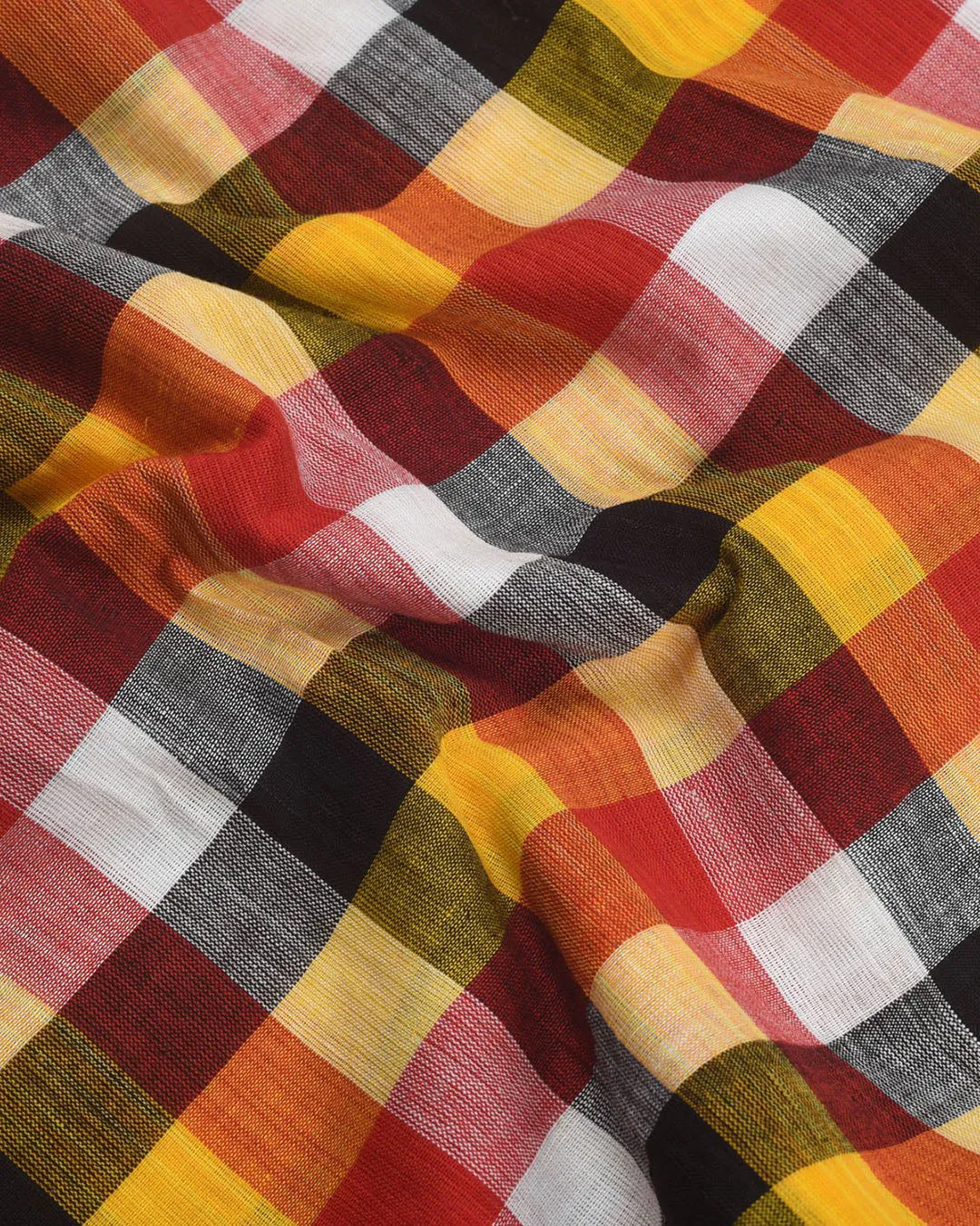 Red Yellow Bleeding Madras checks