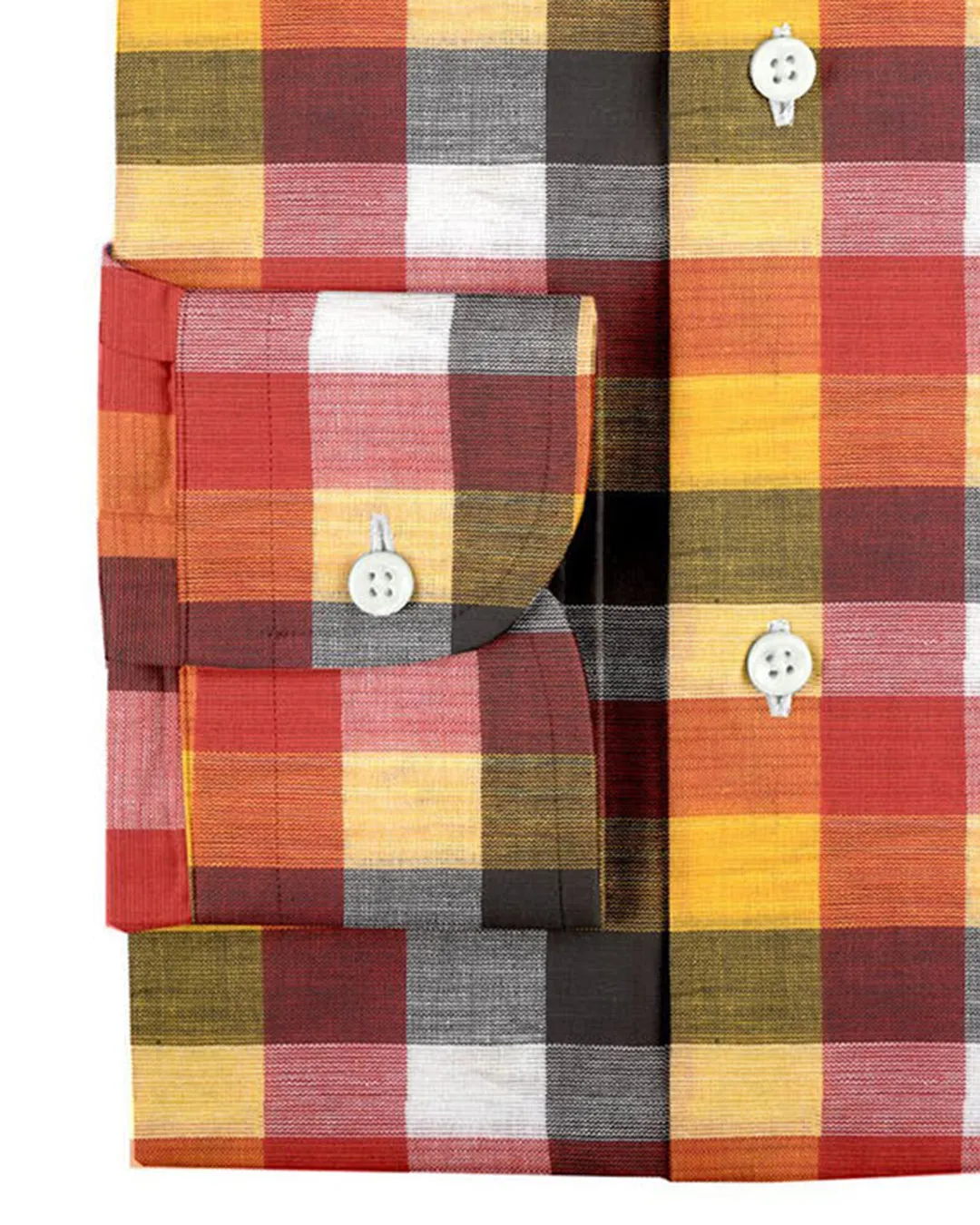 Red Yellow Bleeding Madras checks