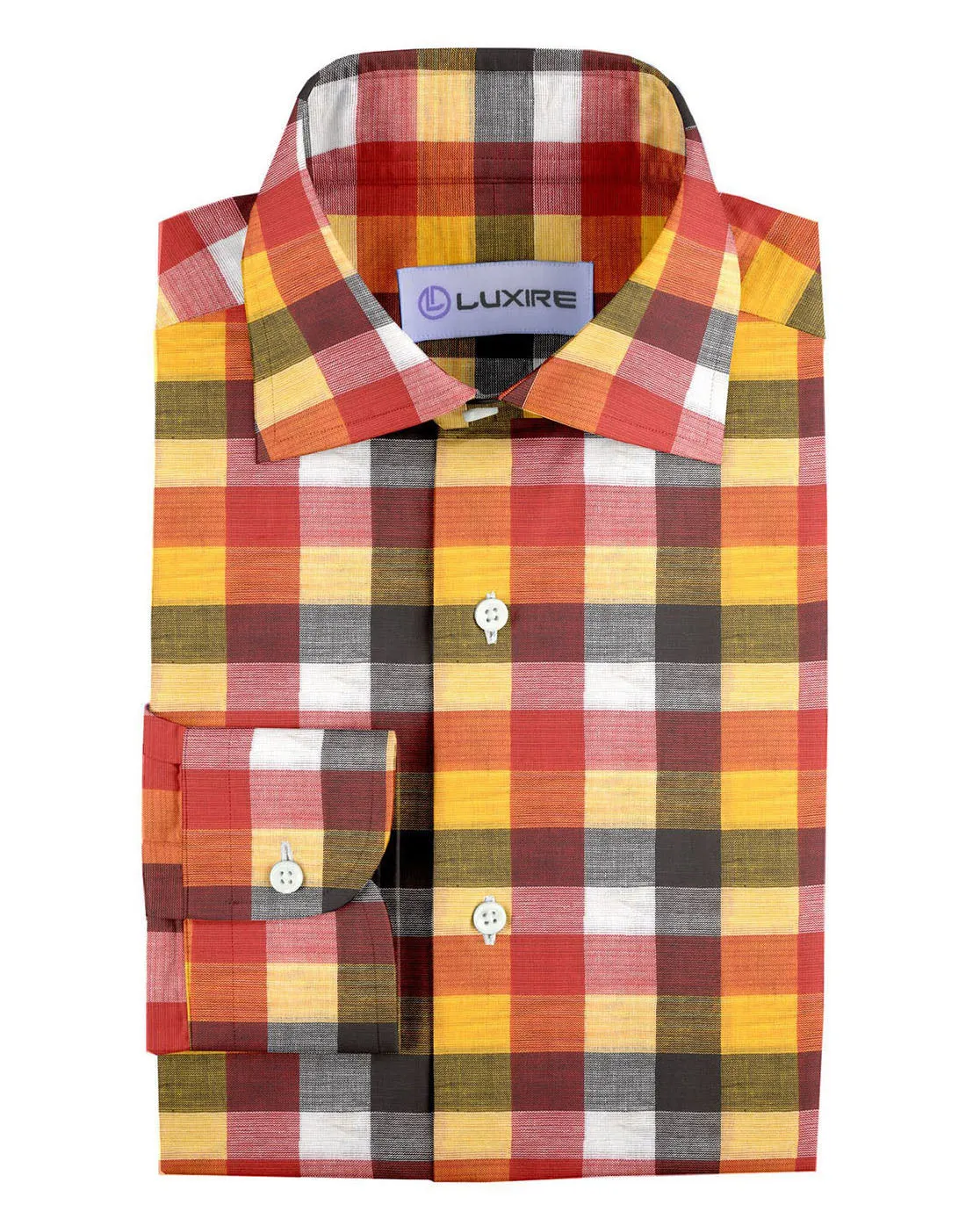 Red Yellow Bleeding Madras checks