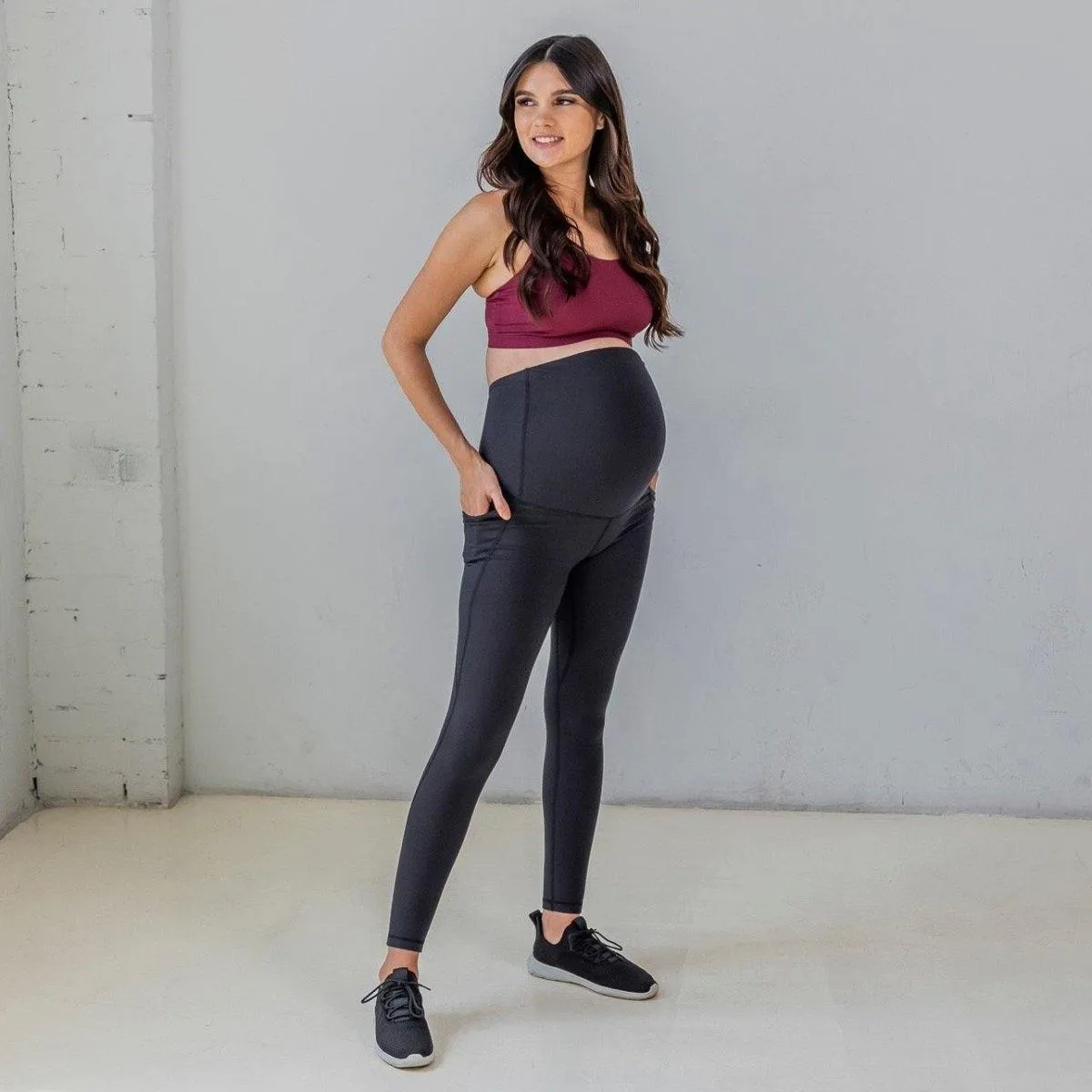 Skin Maternity Pants - Black