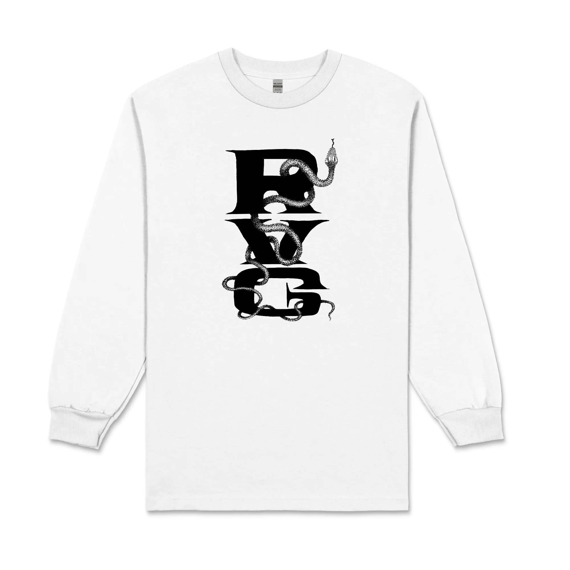 Snake Long sleeve  / White